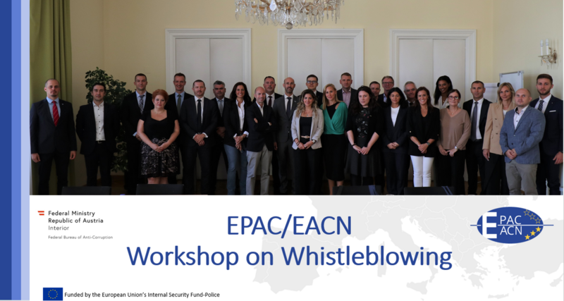 Highlights of the EPAC/EACN Workshop on Whistleblowing